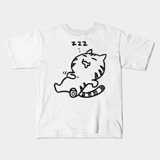 cat: ZZZ ( small ) Kids T-Shirt